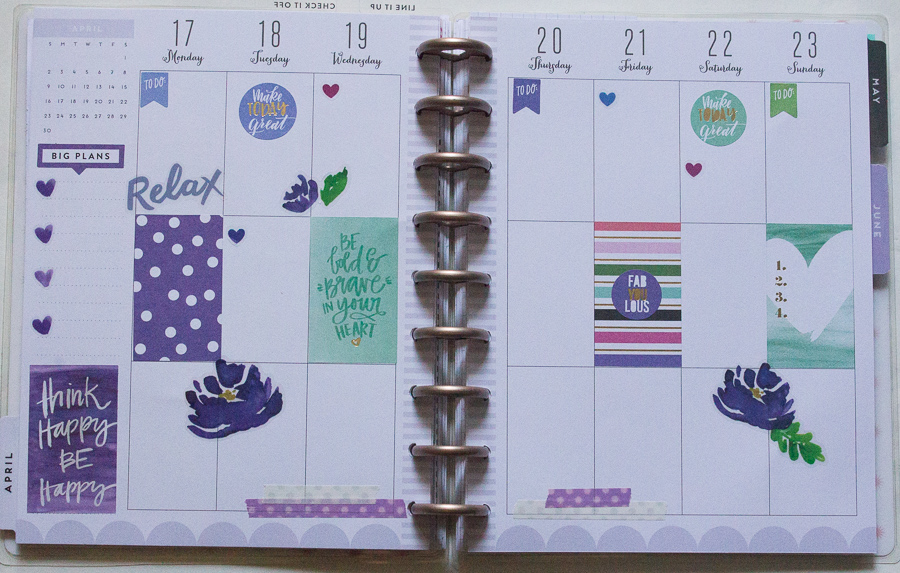 Weekly Happy Planner&nbsp;Spreads