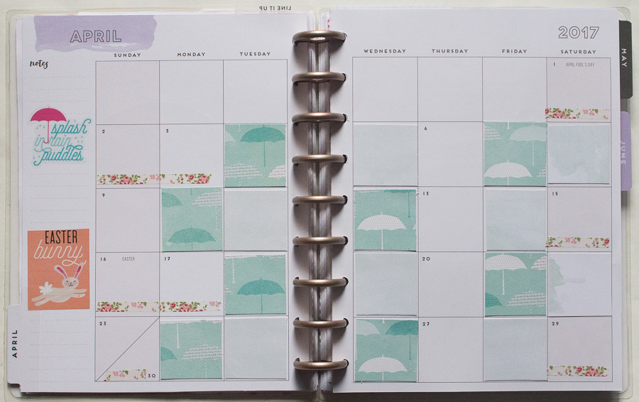 April Happy Planner&nbsp;Flip-Through