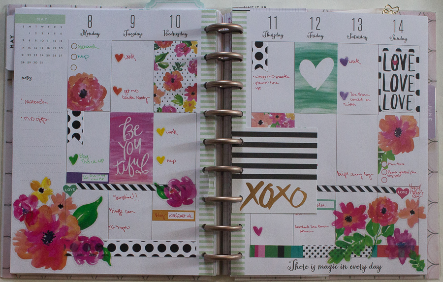 May 8-14 Happy Planner Spread