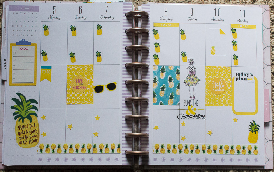 Happy Planner Spread June 5-11