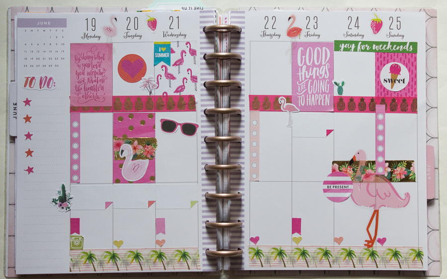 Happy Planner Weekly Spreads | June&nbsp;19-25
