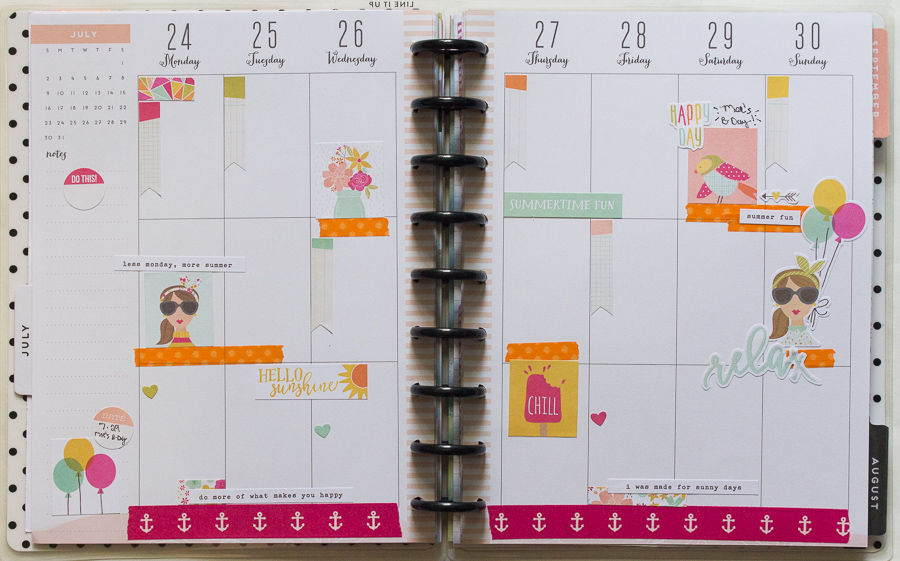 Happy Planner Weekly Spreads | July&nbsp;24-30