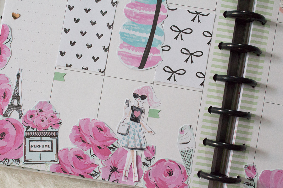 Happy Planner Weekly Spread feat. The Pink Passport | JM Creates