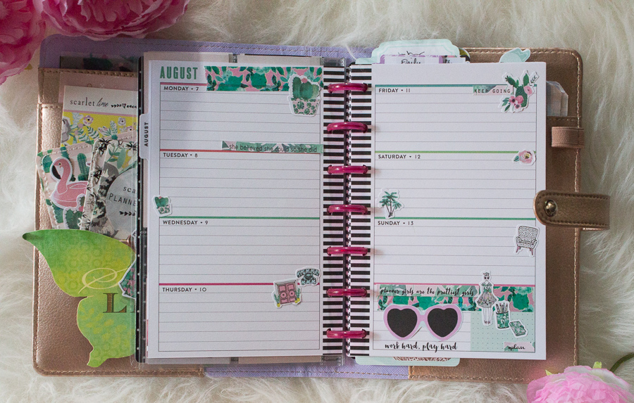 Mini Happy Planner Weekly Spread feat. The Planner Society | JM Creates