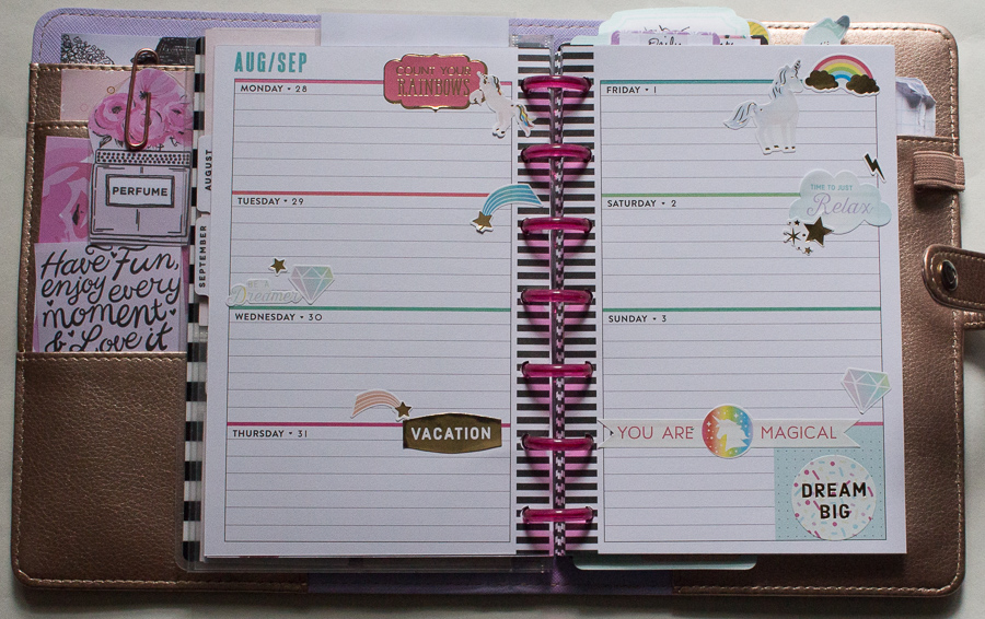 Mini Happy Planner Weekly Spread | JM Creates