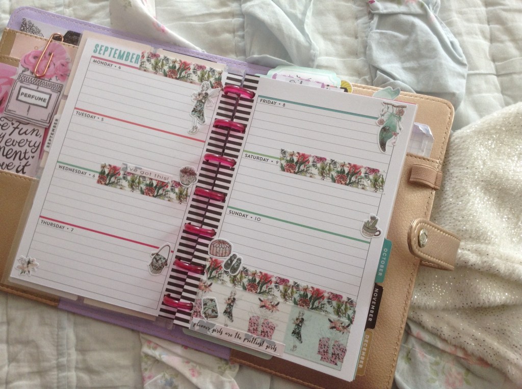 Mini Happy Planner Weekly Spread feat. The Planner Society | JM Creates