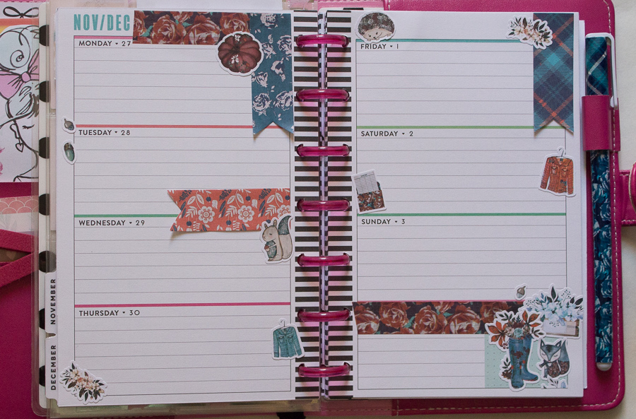 Mini Happy Planner Weekly Spread feat. The Planner Society | JM Creates Blog