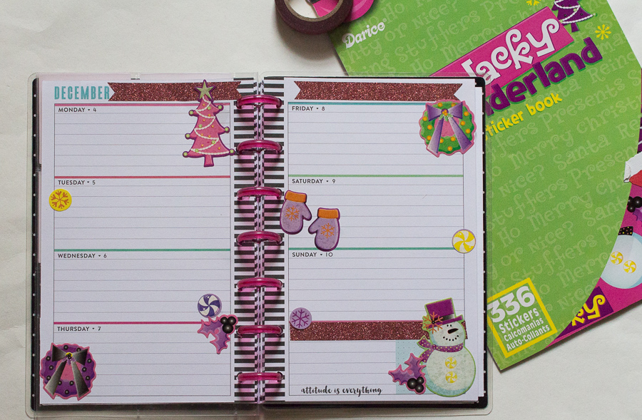 Fun Mini Happy Planner Christmas Spread | JM Creates Blog