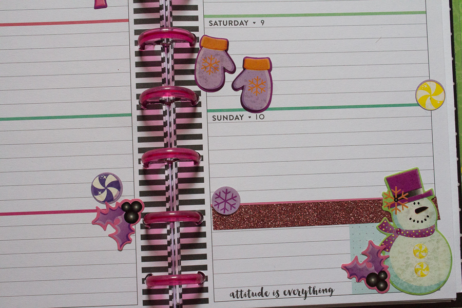 Fun Mini Happy Planner Christmas Spread | JM Creates Blog