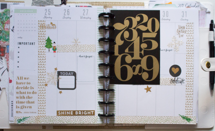 Happy Planner Final Spread of 2017! | JM Creates Blog