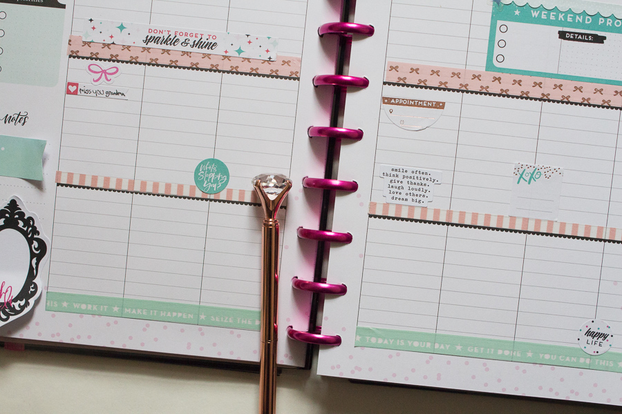 Happy Planner Weekly Spreads | January&nbsp;15-21