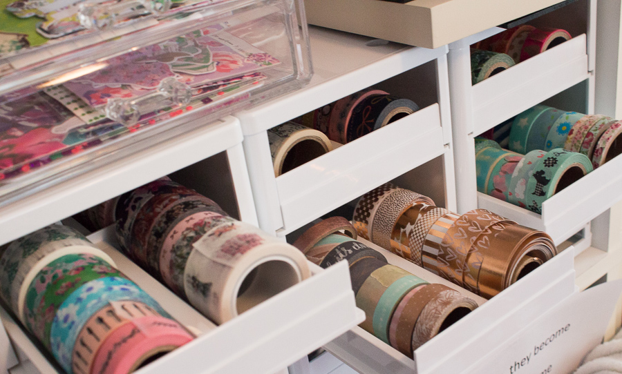 Workspace Wednesday | Washi Storage Solutions | JM Creates Blog