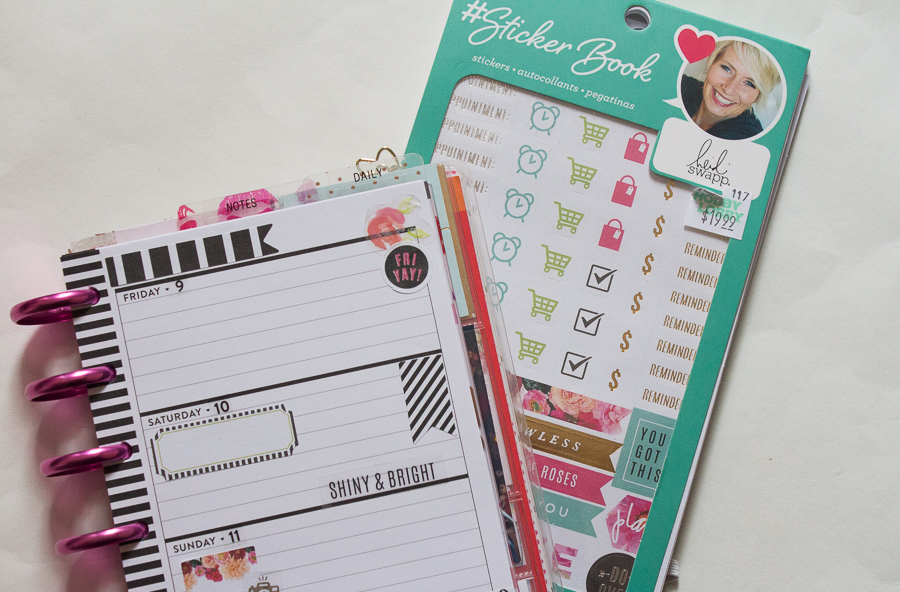 Mini Happy Planner Weekly Spread feat. Heidi Swapp | JM Creates Blog