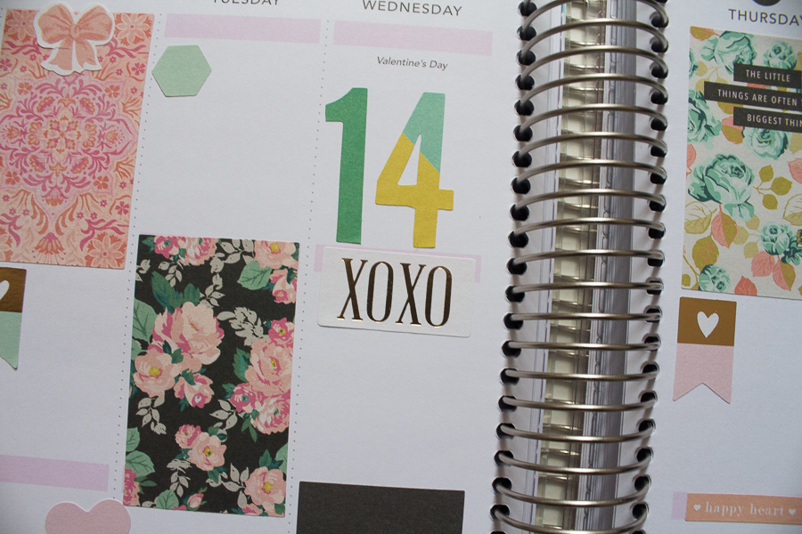 Recollections Planner | Valentine's Day | JM Creates Blog