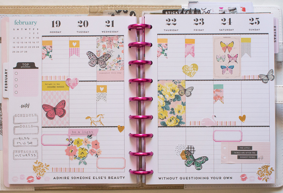 Happy Planner Weekly Spread feat. Maggie Holmes | JM Creates Blog