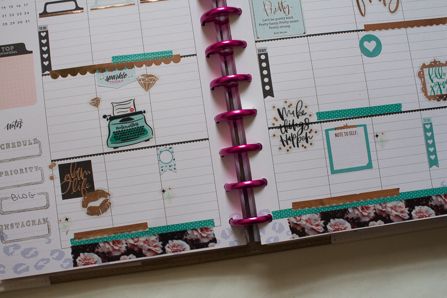 Happy Planner Weekly Spreads | JM Creates Blog