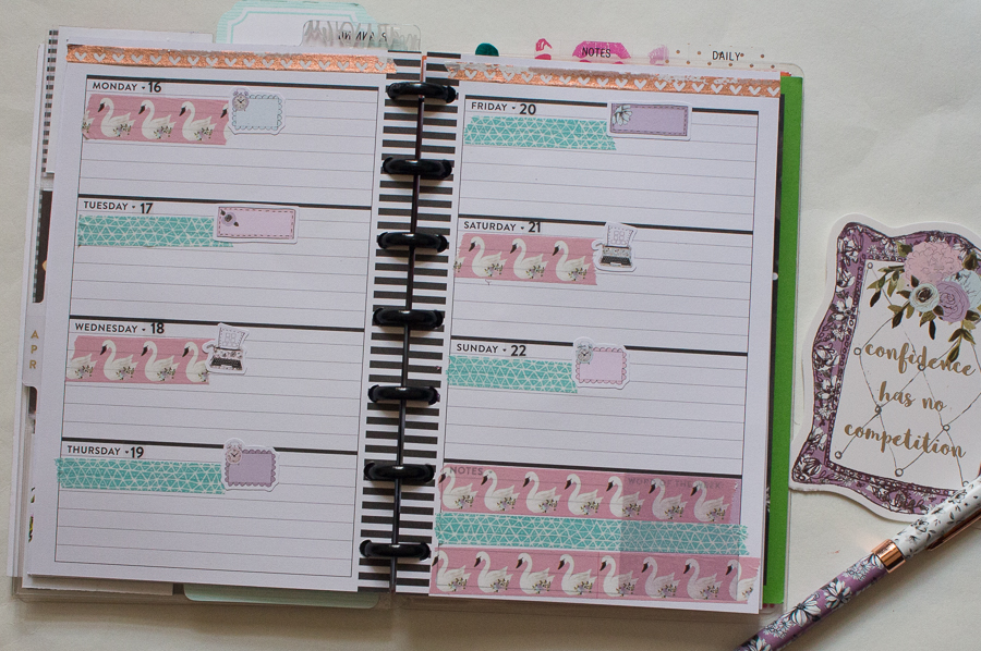 Mini Happy Planner Weekly Spread | JM Creates Blog