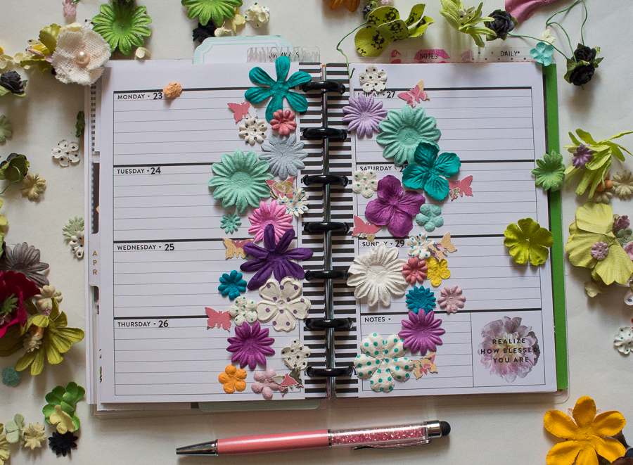 Mini Happy Planner Spread inspired by A Wishful Plan | JM Creates Blog