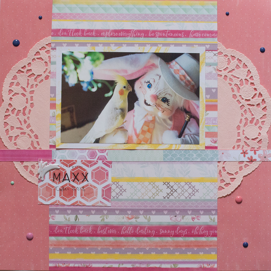 Spring Scrapbooking Layouts