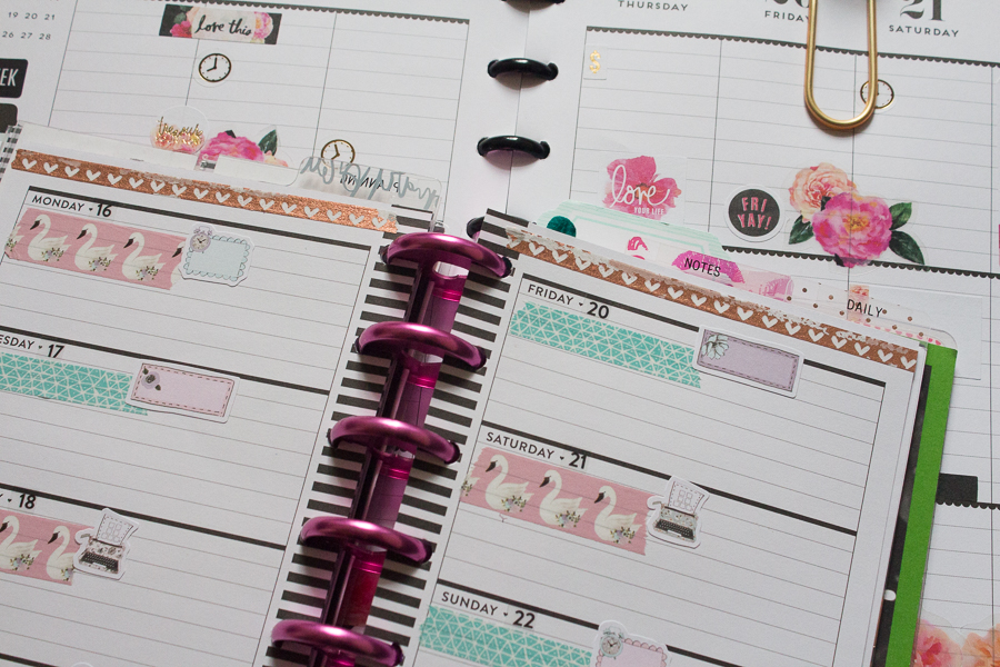 Happy Planner Weekly Spreads | April&nbsp;16-22