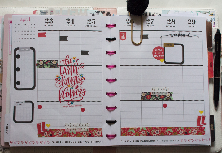 Happy Planner Weekly Spreads | JM Creates Blog