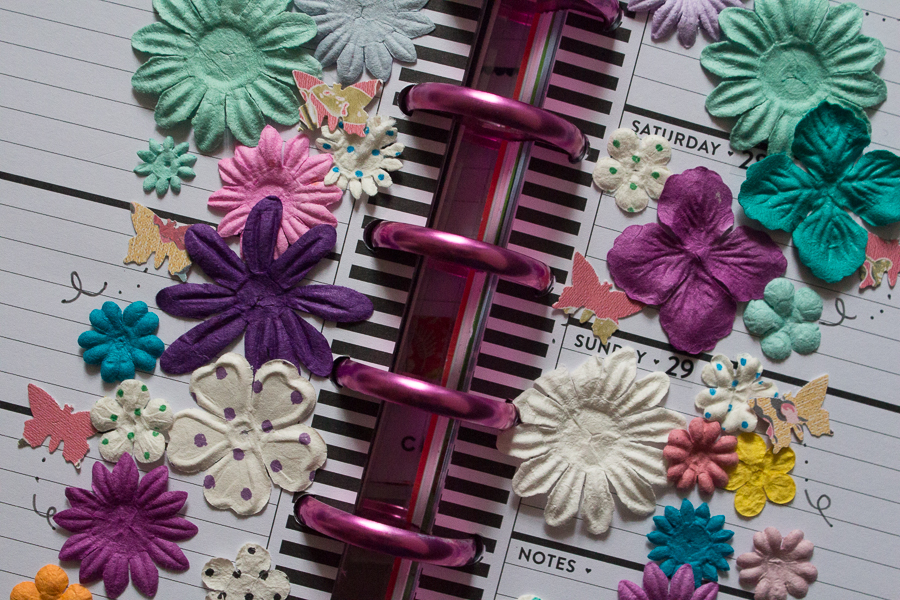 Mini Happy Planner Spread inspired by A Wishful Plan | JM Creates Blog