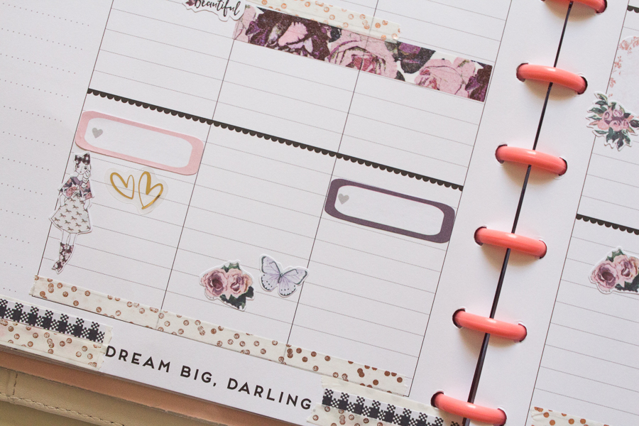 Happy Planner Weekly Spread feat. The Planner Society | JM Creates Blog