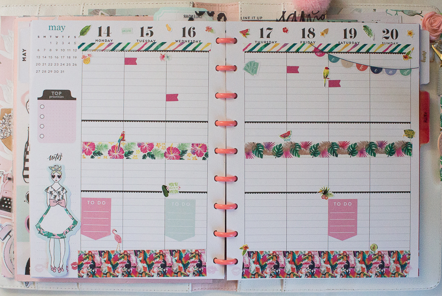 Happy Planner Weekly Spread | JM Creates Blog