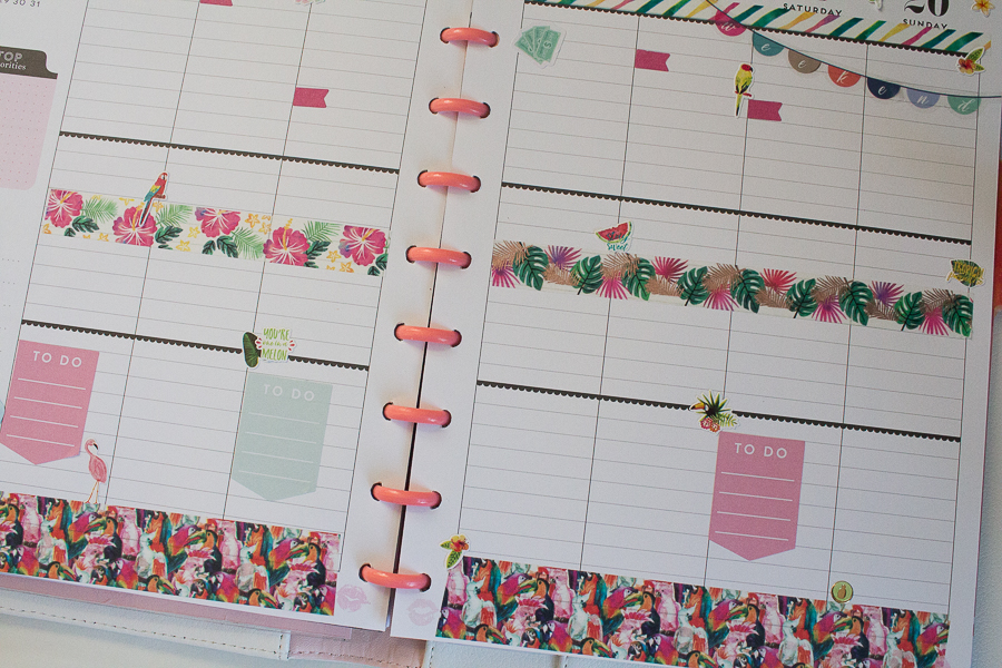 Happy Planner Weekly Spread | JM Creates Blog