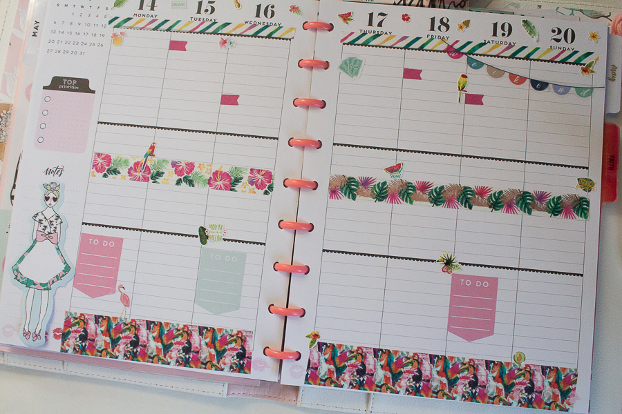 Happy Planner Weekly Spread | JM Creates Blog