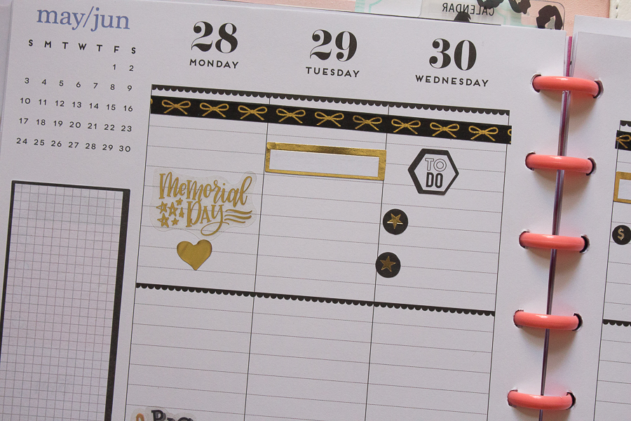 Happy Planner Weekly Spread | JM Creates Blog