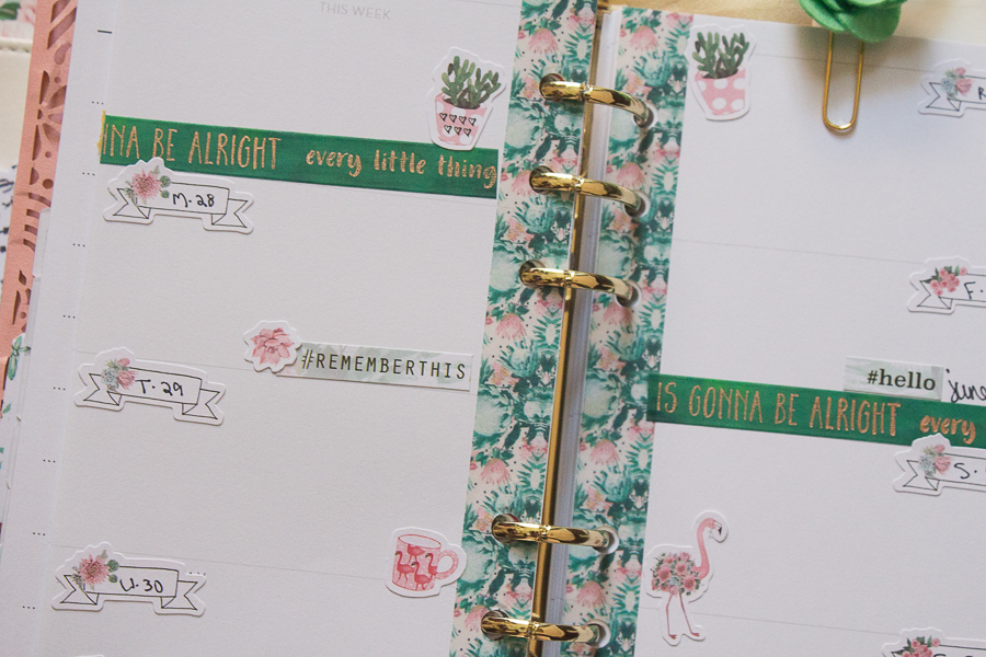 Webster's Pages Weekly Spread feat. The Planner Society | JM Creates Blog