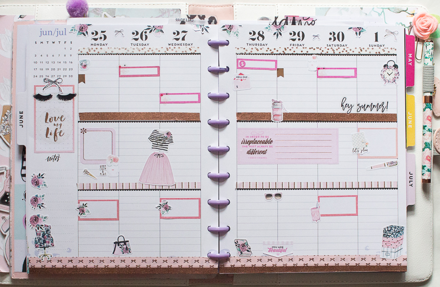 Happy Planner Weekly Spread | Created by Jen Blog