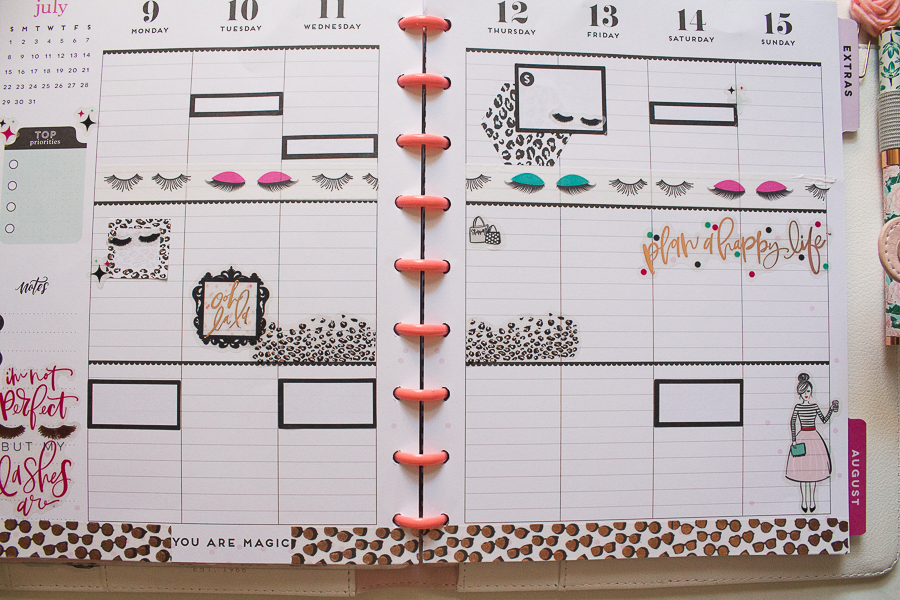 Happy Planner Weekly Spread | Created by Jen Blog