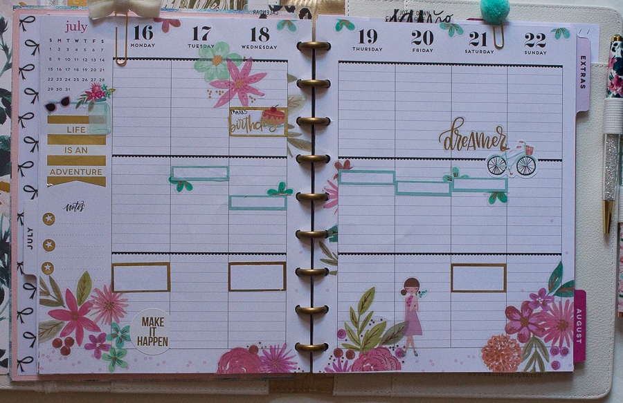 Happy Planner Weekly Spread | Created by Jen Blog