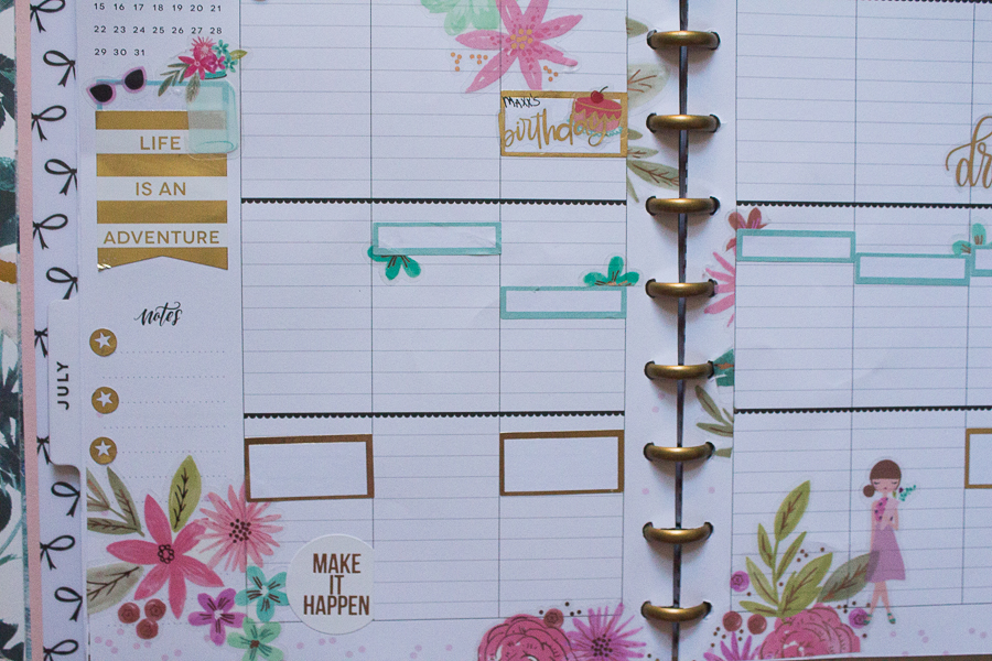 Happy Planner Weekly Spread | Created by Jen Blog