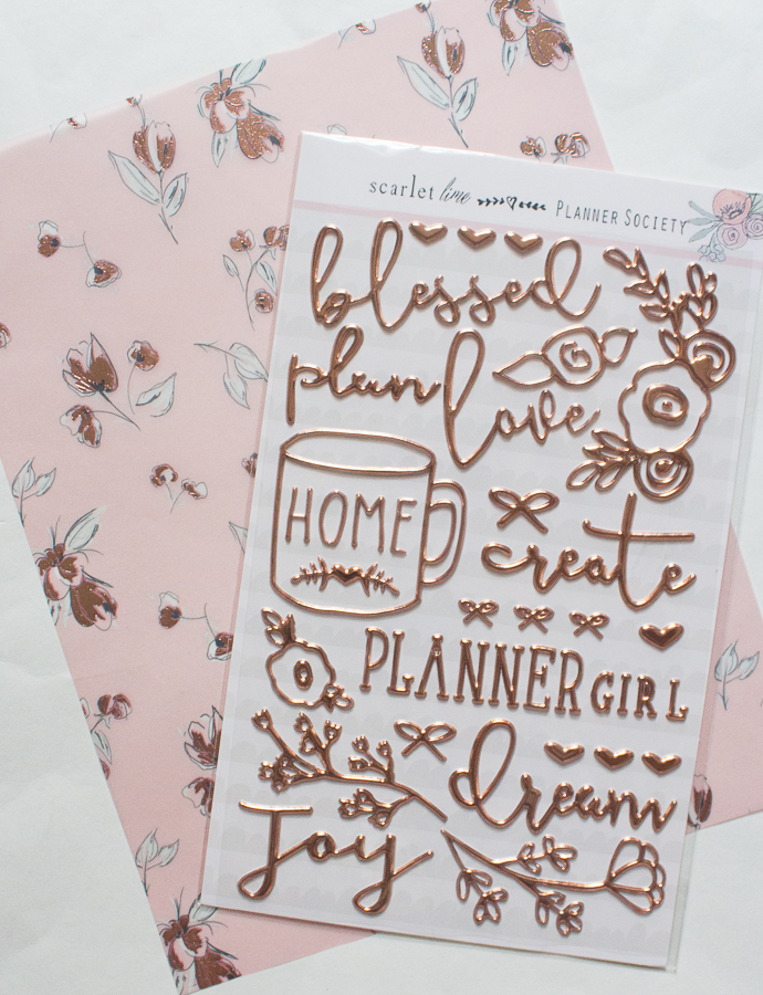 The Planner Society August 2018 Kit | Created by Jen Blog
