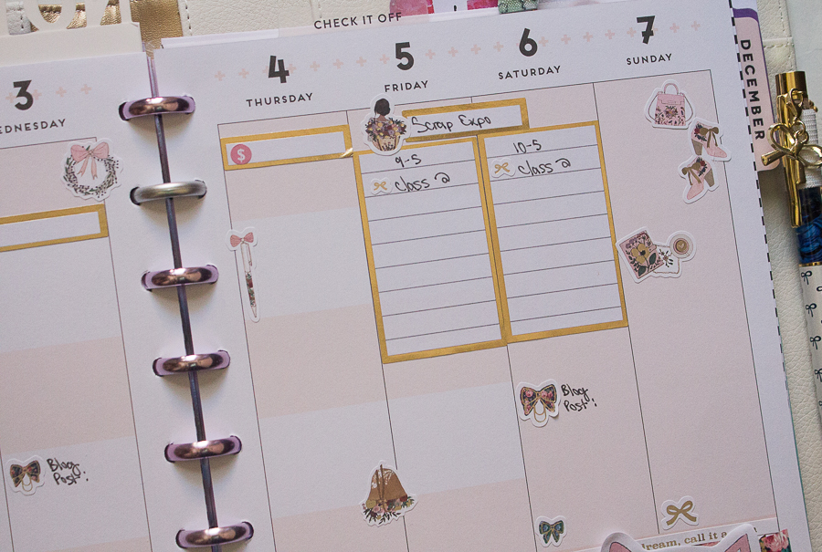 Happy Planner Weekly Spread feat. The Planner Society | Created by Jen Blog