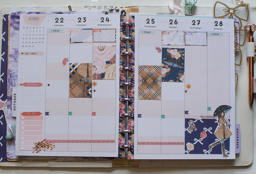 Happy Planner Wekkly Spread | Created by Jen Blog