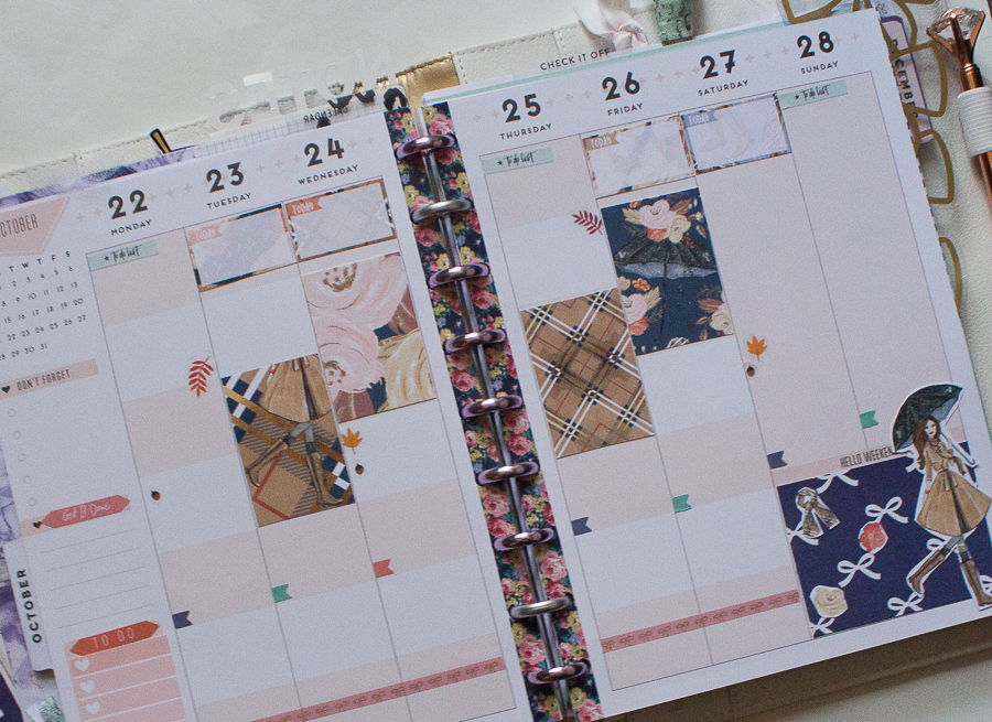 Happy Planner Weekly Spread | October&nbsp;22-28