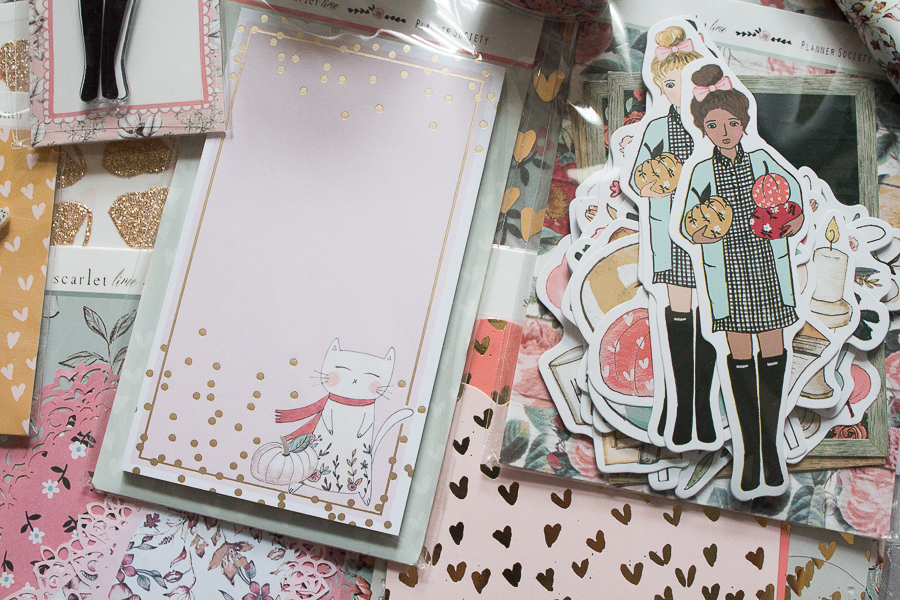 October 2018 Planner Society Box | Created by Jen Blog