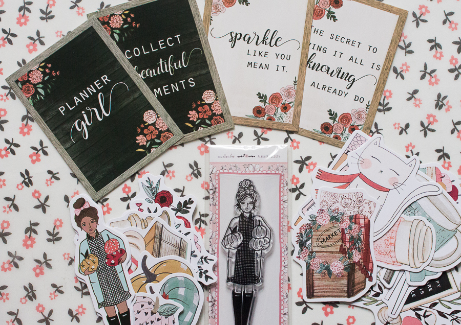 October 2018 Planner Society Box | Created by Jen Blog