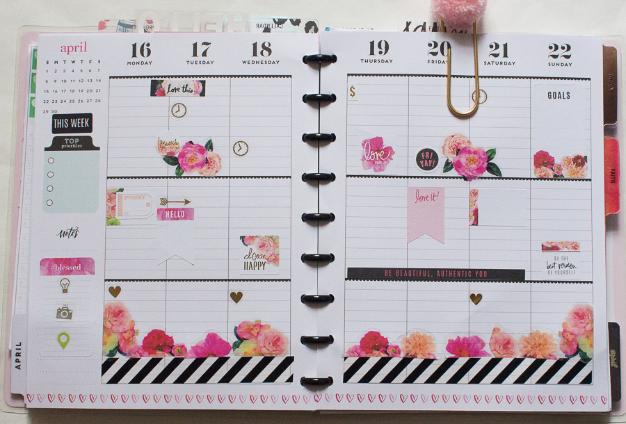 Top 10 Planner Spreads of 2018 | Created by Jen Blog