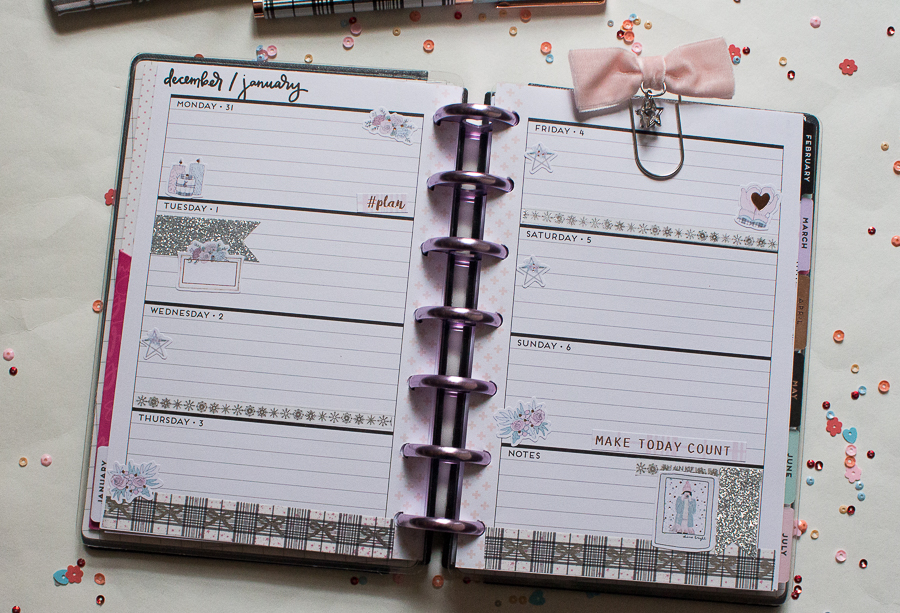 First Weekly Spread of 2019! | Mini Happy Planner | December 31-January&nbsp;6