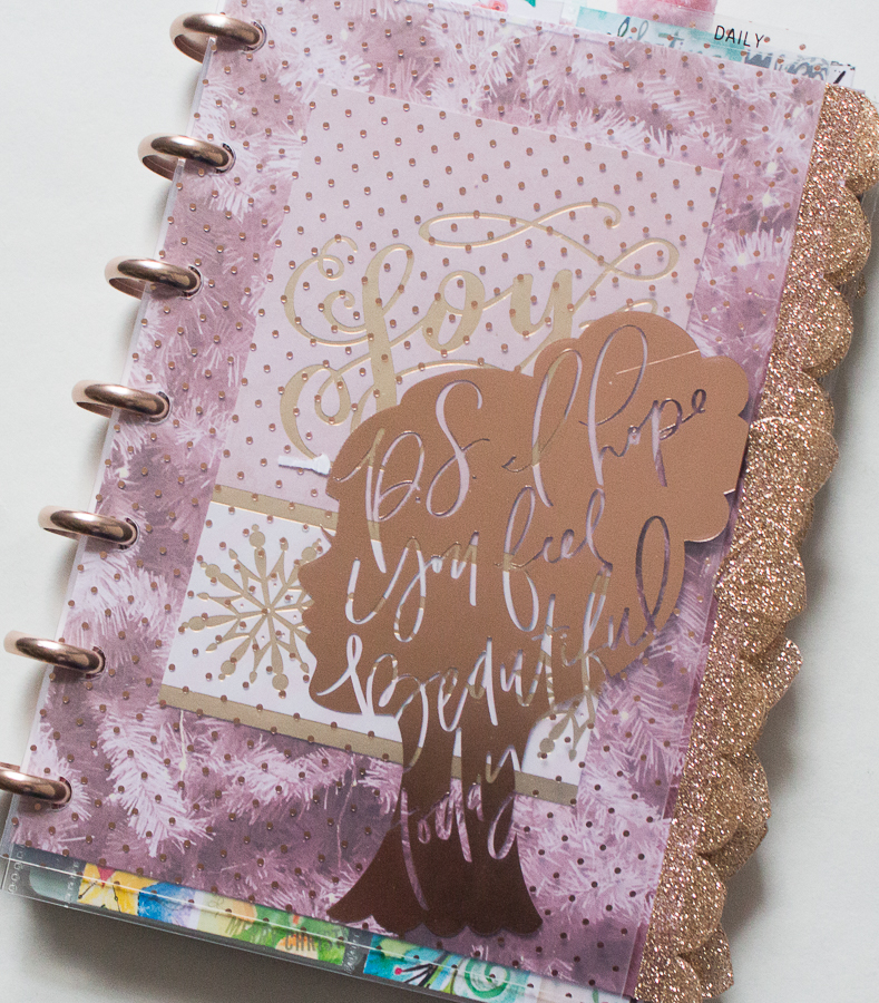 Mini Happy Planner Pink Holiday Setup | Created by Jen Blog