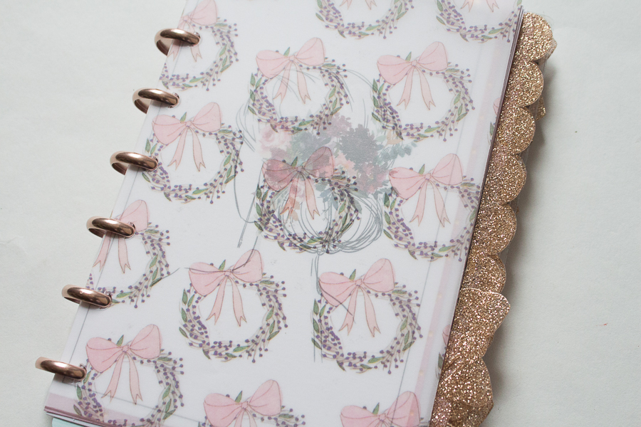 Mini Happy Planner Pink Holiday Setup | Created by Jen Blog