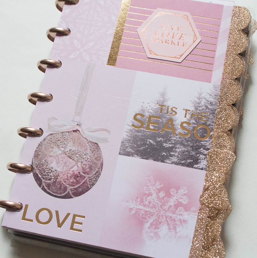Mini Happy Planner Pink Holiday Setup | Created by Jen Blog