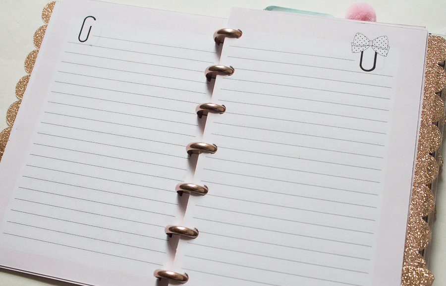 Mini Happy Planner Pink Holiday Setup | Created by Jen Blog