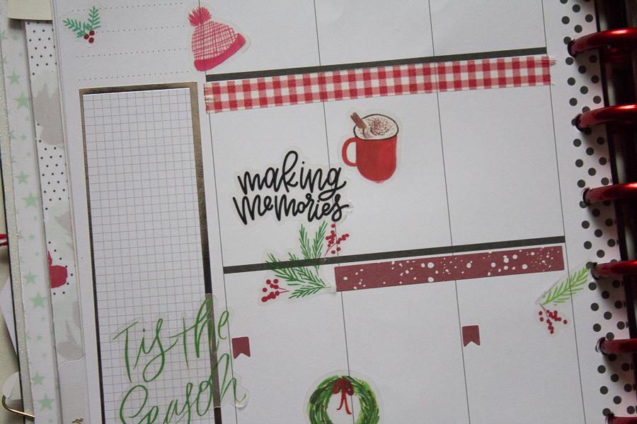 Happy Planner Christmas Weekly Spread | Created by Jen Blog