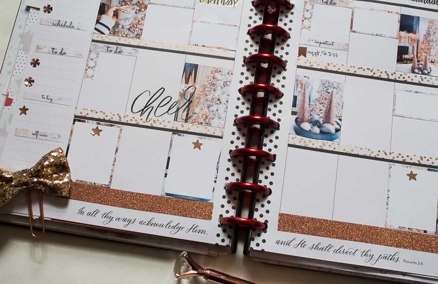 Happy Planner Weekly Spread feat. This Well Planned Life | Christmas | Created by Jen Blog